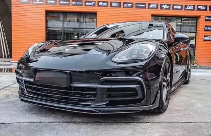 Передний бампер из углеродного волокна решетка для губ разветвители фартуки