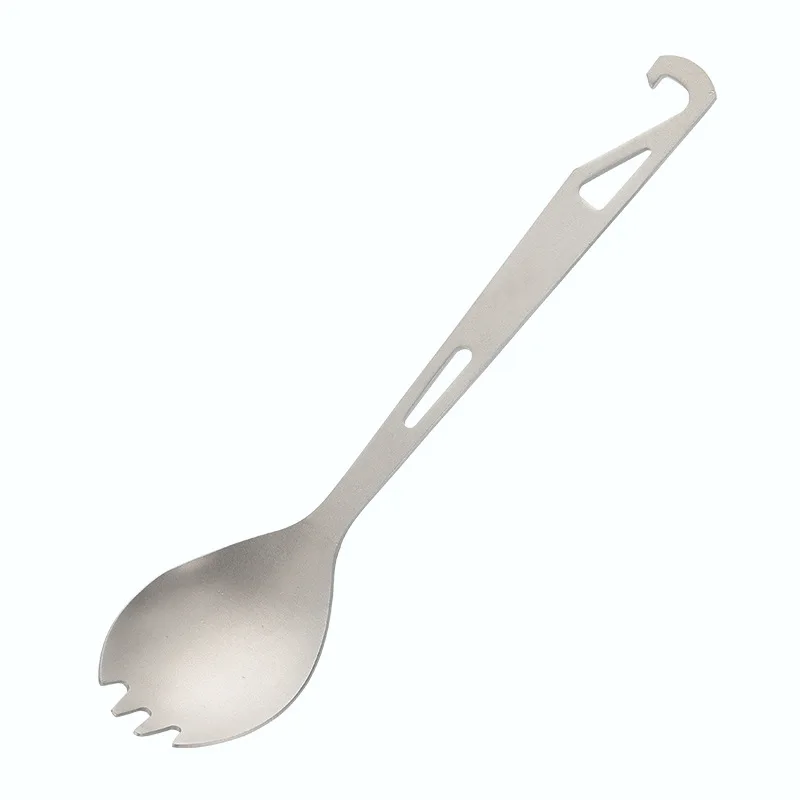Keith Titanium Spork Outdoor Camping Titanium Fork Spoon Tra