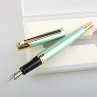 pens for writing 8017 fountain pen gift luxury business metal stainless steel color clip medium nib office signature school