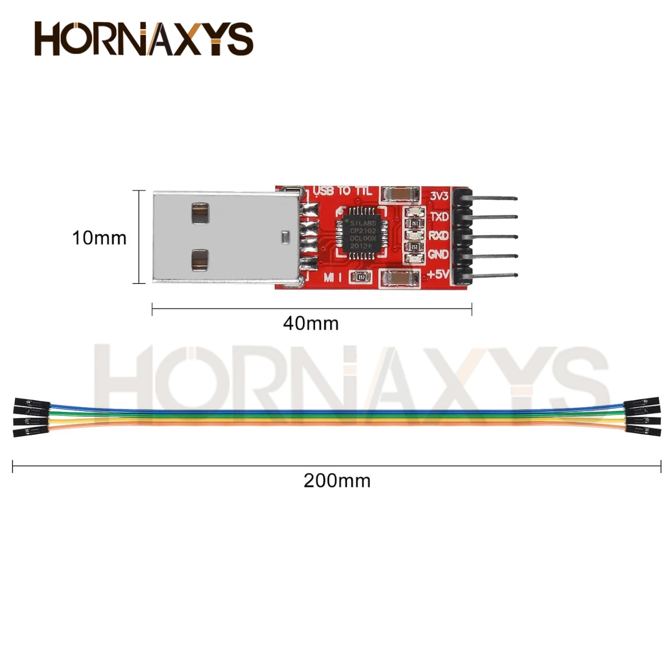 Фото Модуль USB к TTL serial UART STC CP2102, 1/3/5 шт., для скачивания кабеля, PL2303, обновление линии Super Brush №5