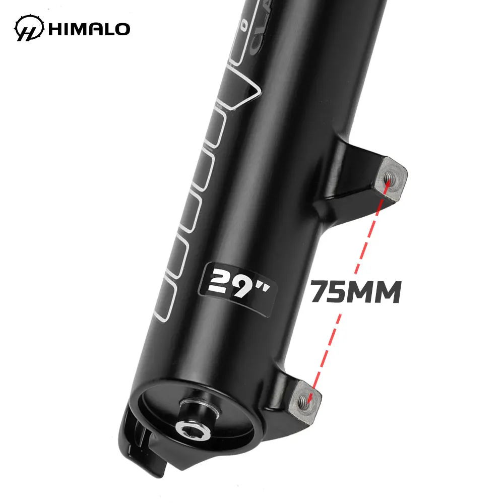HIMALO MTB воздушная вилка с регулировкой отскока передняя подвеска 160 мм путешествия