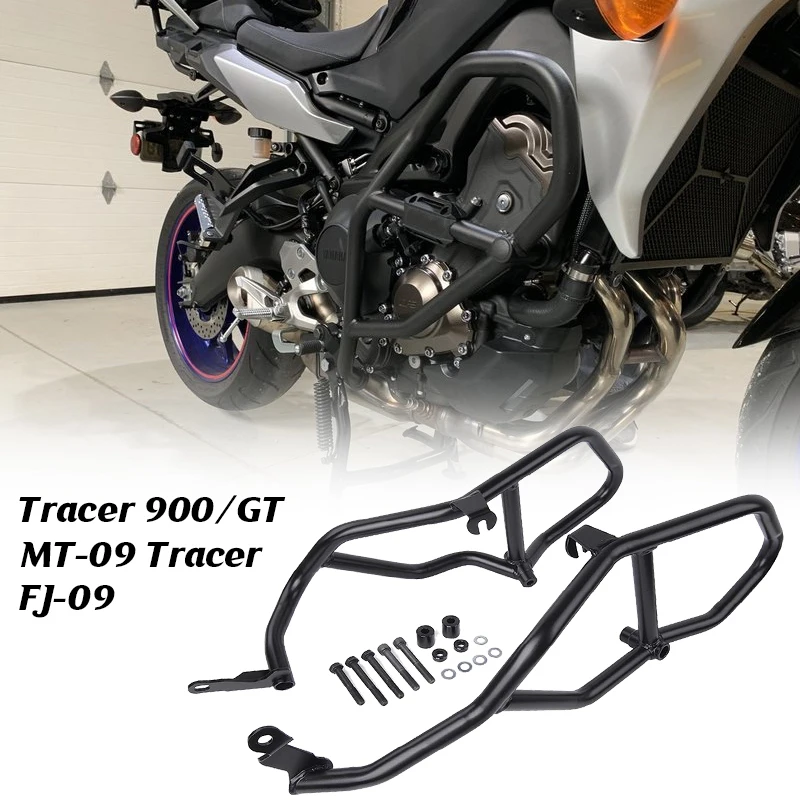 

MKLIGHTECH Pour YAMAHA FJ-09 MT-09 MT09 Traceur 900 GT Moto Pare-chocs Protection Moteur Barre D'accident Châssis Protecteur