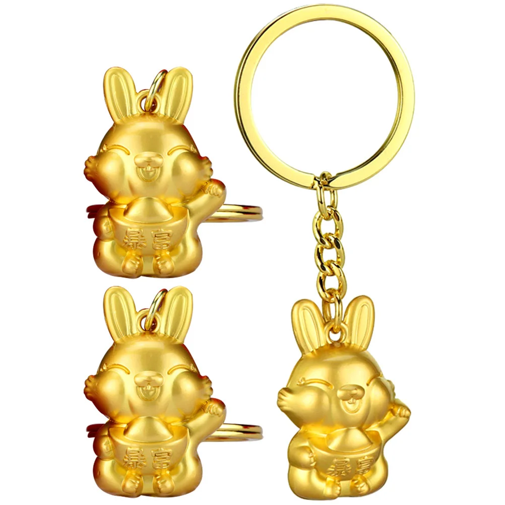 

Брелок для ключей в виде кролика с надписью «Chinese Bunny»