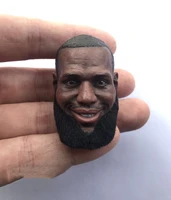 16 male soldier basketball star le bron james planting hu version head carving model accessories fit 12%e2%80%98%e2%80%99 action figures body