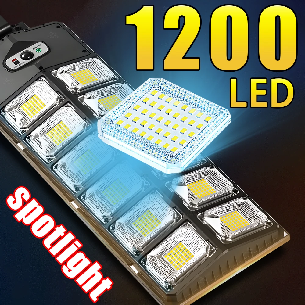 800000LM солнечная лампа на открытом воздухе светодиодная уличная дистанционного