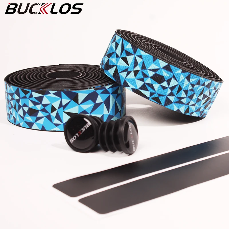 

BUCKLOS Bike Handlebar Tape Anti-slip PU EVA Shock Absorption Handle Bar Tape Road Bicycle Cycling Wrap Soft Drop Bar Belt