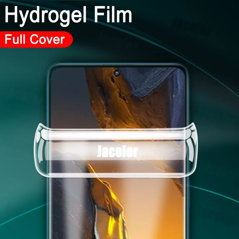 1-3 шт гелевая пленка для Xiaomi Poco F5 pro F4 F3 X4 GT X5 X3 Гидрогелевая экрана NFC pocof5 f5pro X5Pro X 5