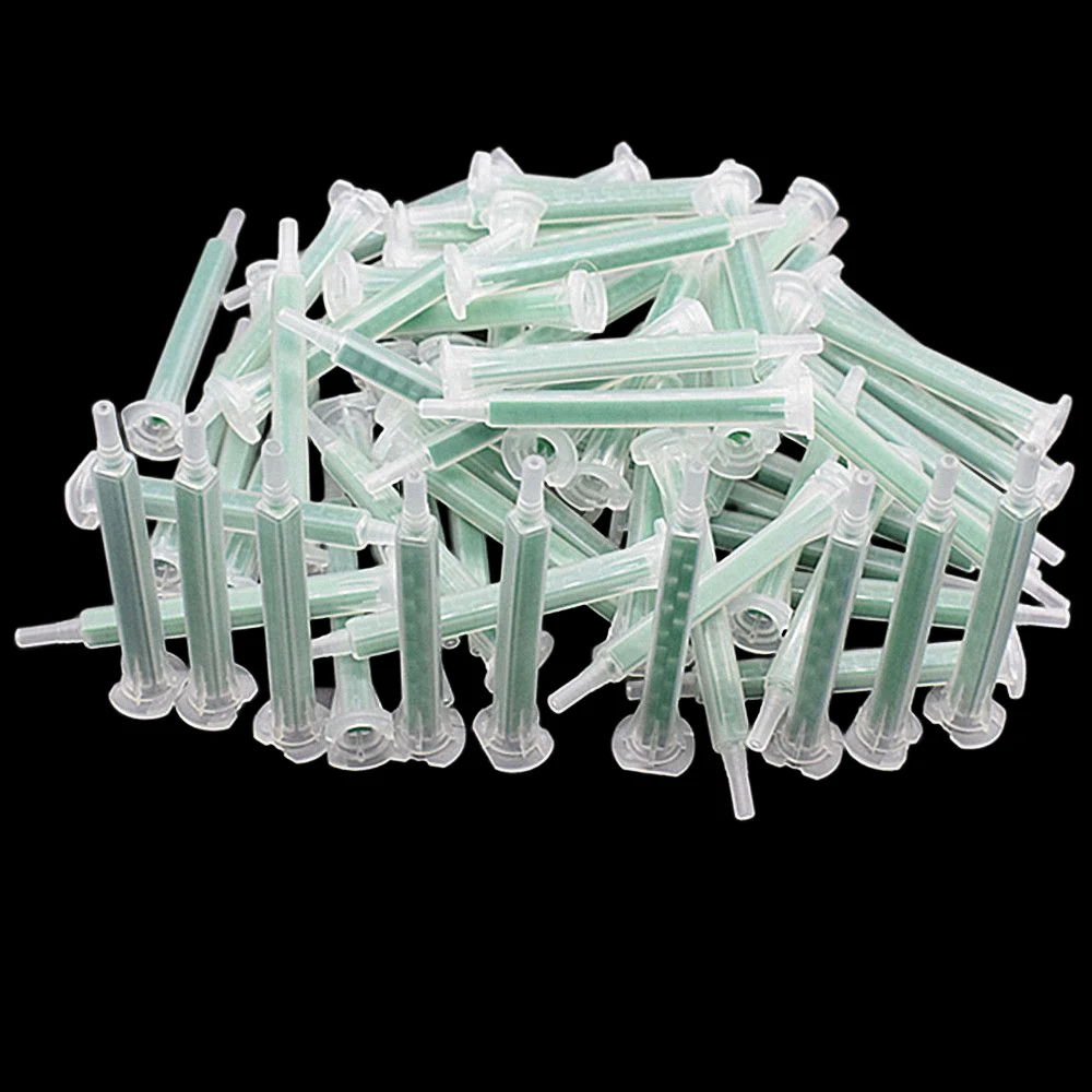 

50 шт., пластиковые Аппликаторы AB для смешивания, набор трубок для смешивания 50 мл 1:1, двойные картриджи, эпоксидные клеи