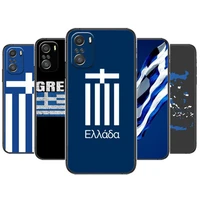 greece greek national flags phone case for xiaomi mi 11 lite pro ultra 10s 9 8 mix 4 fold 10t 5g black cover silicone back prett