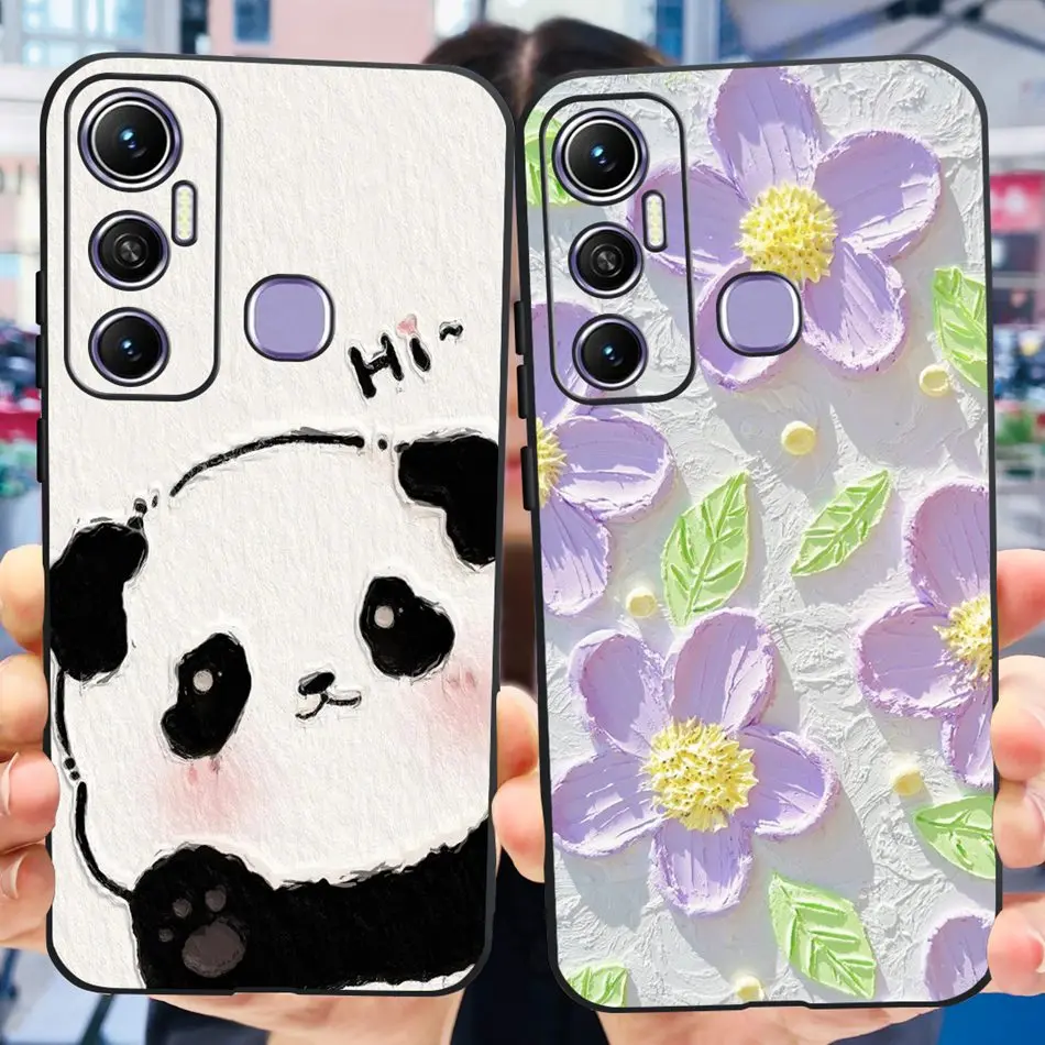 Мягкая черная силиконовая задняя крышка из ТПУ для Infinix Hot 11 X662 X662B X689F с