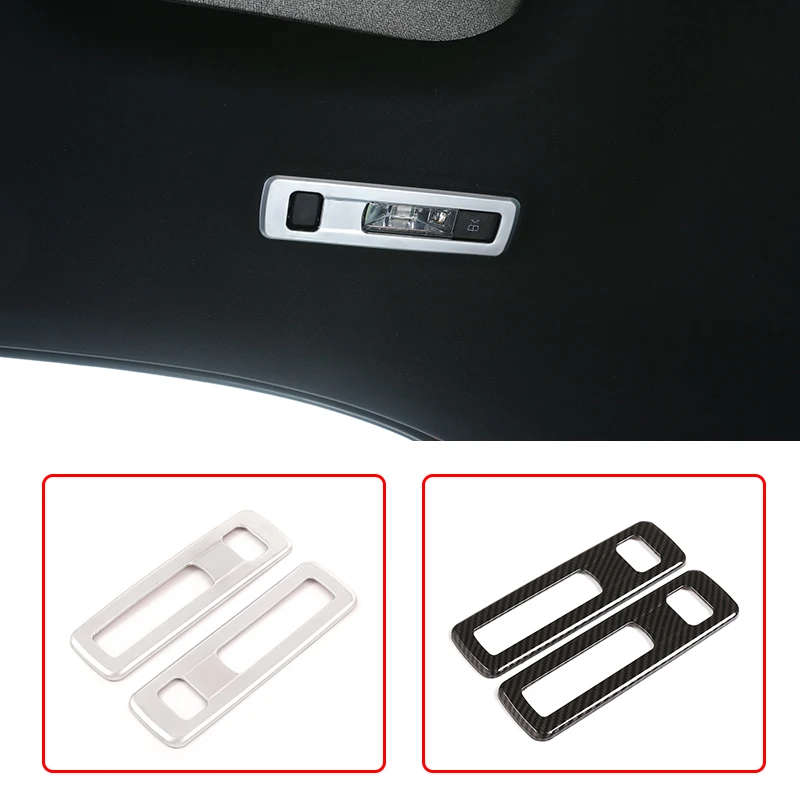 

Хромированный АБС-пластик для Mercedes benz A Class W177 2019, 2 шт., рамка для лампы для чтения на крыше автомобиля, аксессуары для отделки