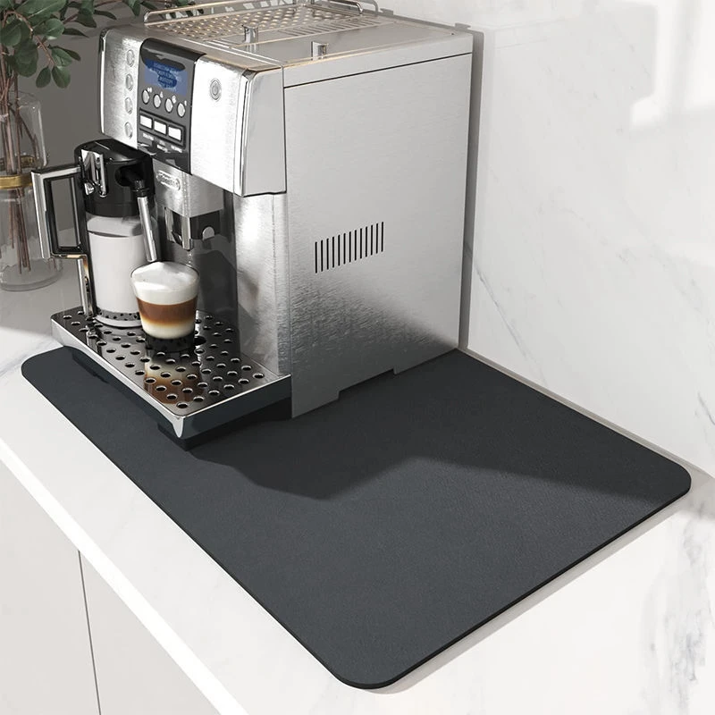 

Super absorbent coffee dish kitchen absorbent drain mat dry mat quick drying bathroom drain mat
