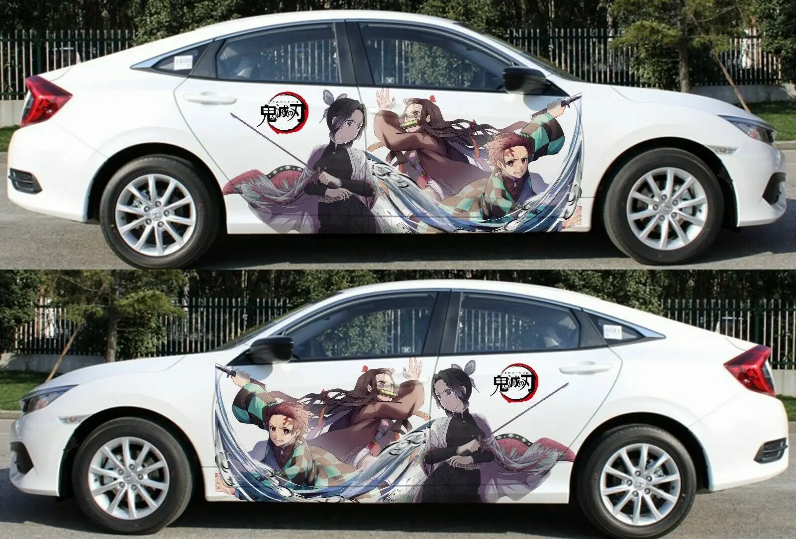 

Наклейка с изображением демонов: Kimetsu no Yaiba