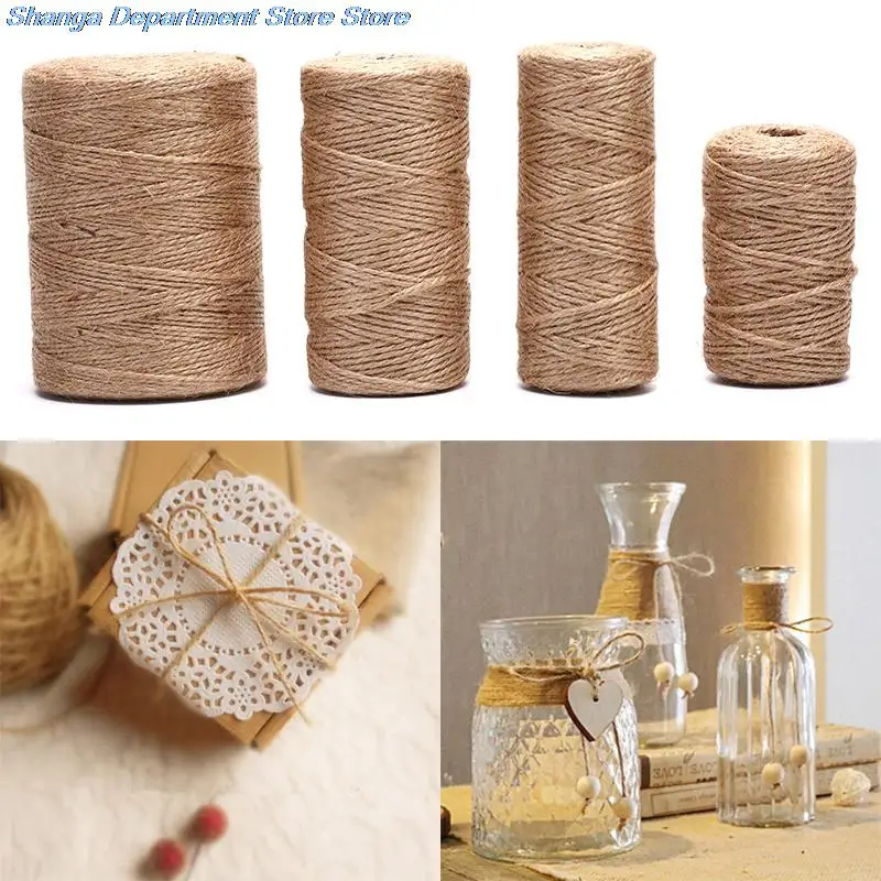 

Веревка ручной работы из пеньковой ткани, 50 м/80 м/100 м