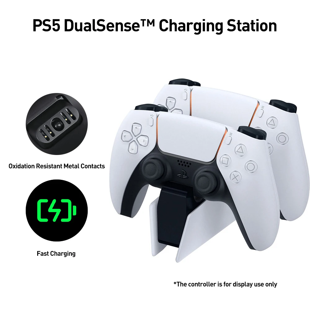 Оригинальная зарядная станция PlayStation DualSense для беспроводного контроллера Sony 5 Plug