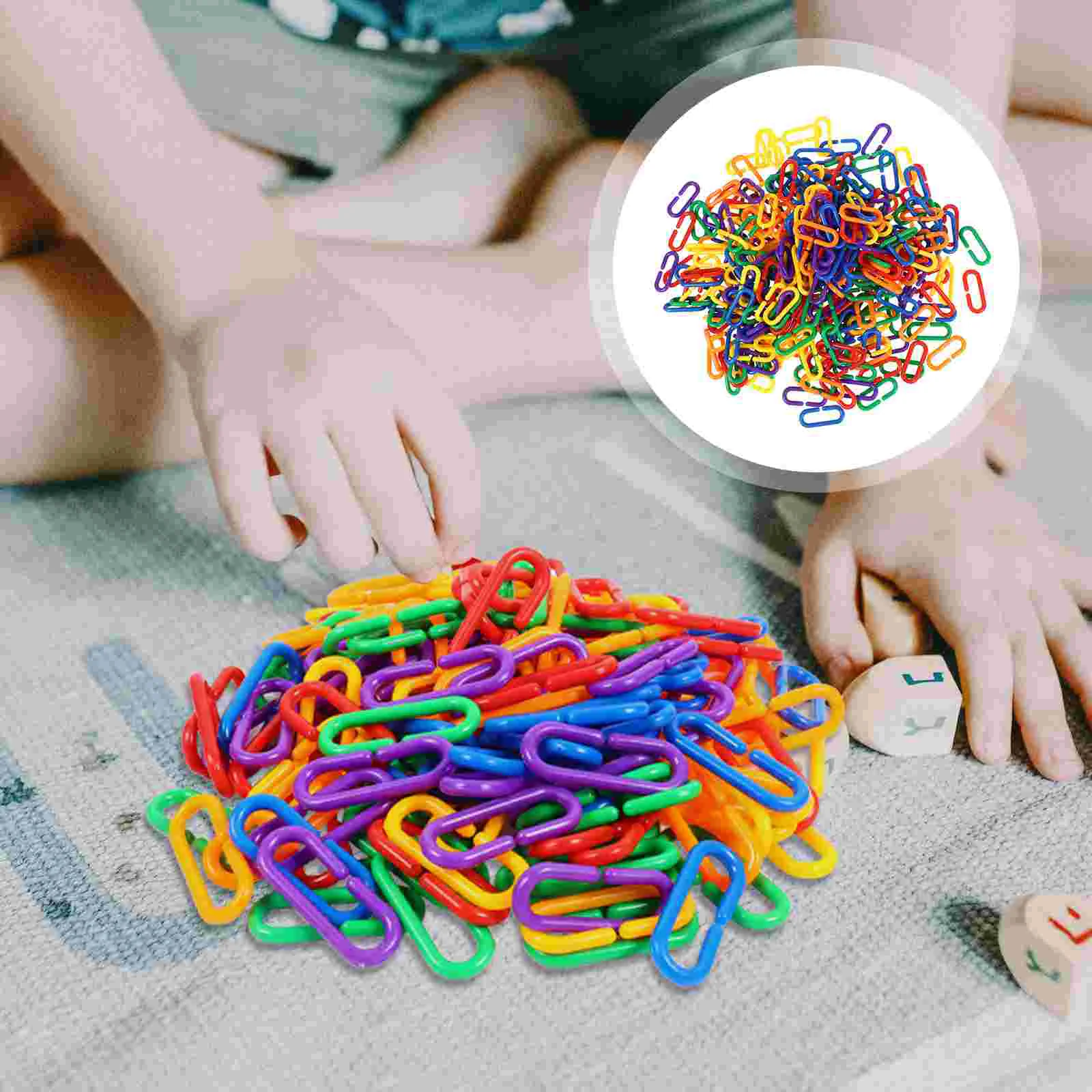 

Toy Chain Plastic Links Toys Parrot Link Kids Bird Cage Clips Rat Parts Hooks Toddler Clip Hook Interlocking Lots C Rainbow