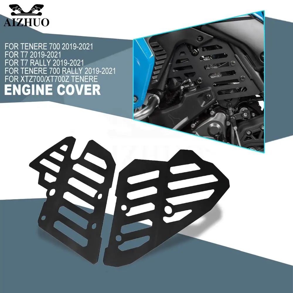 

For Yamaha Tenere 700 T7 Rally XTZ700 XT700Z 2019 2020 2021 Motorcycle Engine Guard Cover SET Protector Crap Flap XTZ Tenere700