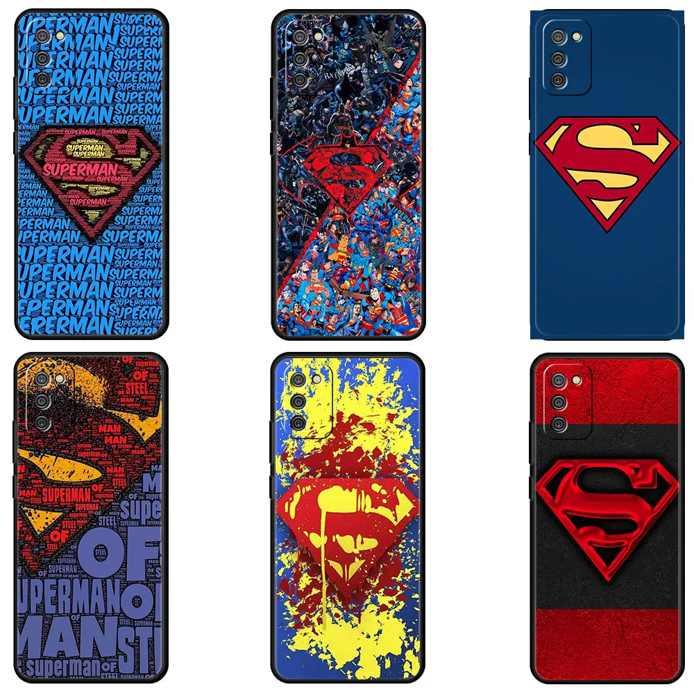 

Case For Samsung Galaxy A12 A52 A51 A71 A72 Cover A11 A13 A02s A02 Coque A03 A13 A41 A21s A52s DC-Superman Classic Icon