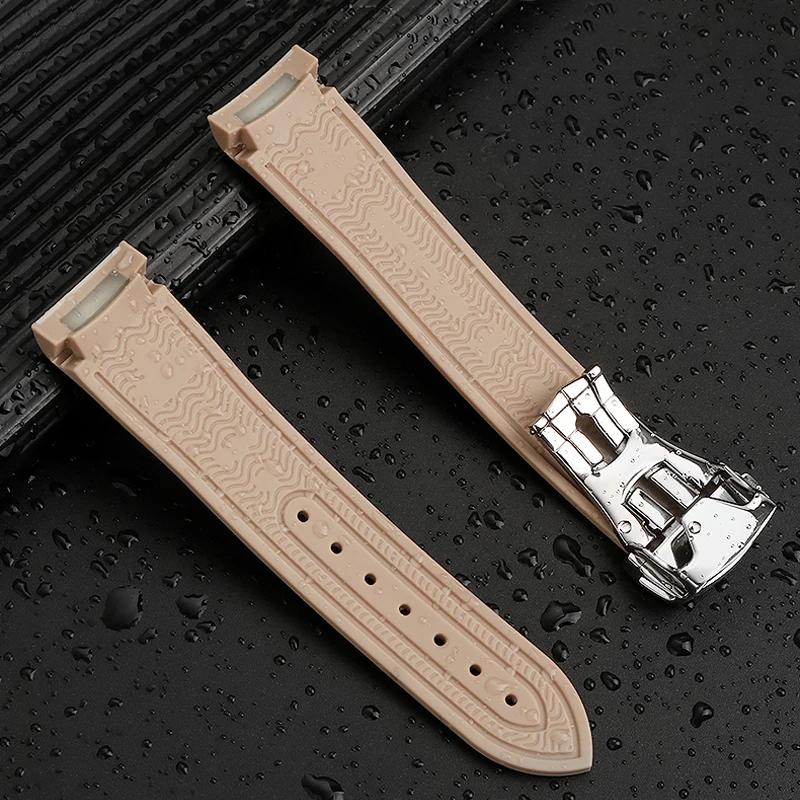 Силиконовый ремешок AOOW для Omega x Swatch Moonswatch 20мм