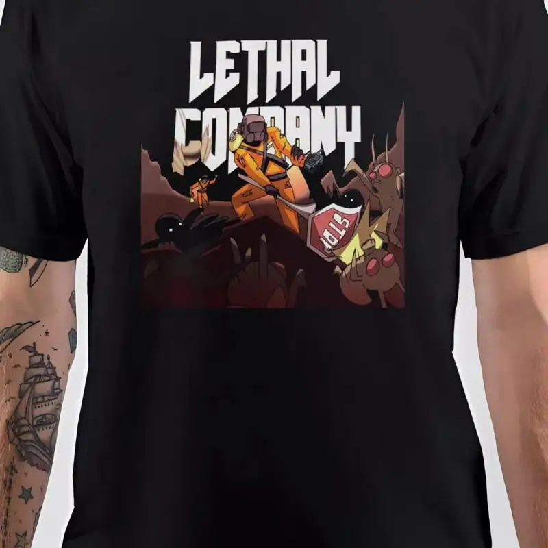 Фото Футболка NWT Lethal Company Stop Monster Art Webp №1