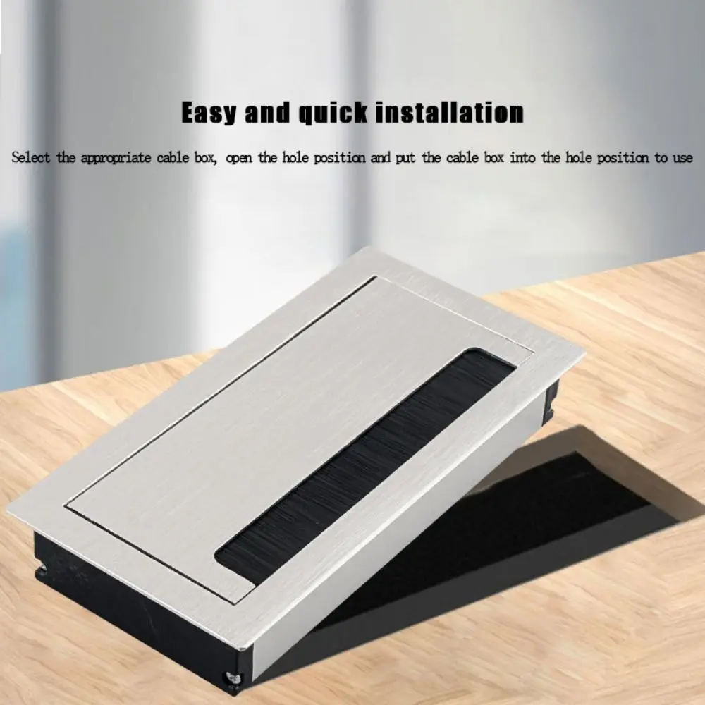 Флип-чехол для конференц-стола коробка резьбы квадратная крышка с отверстием из