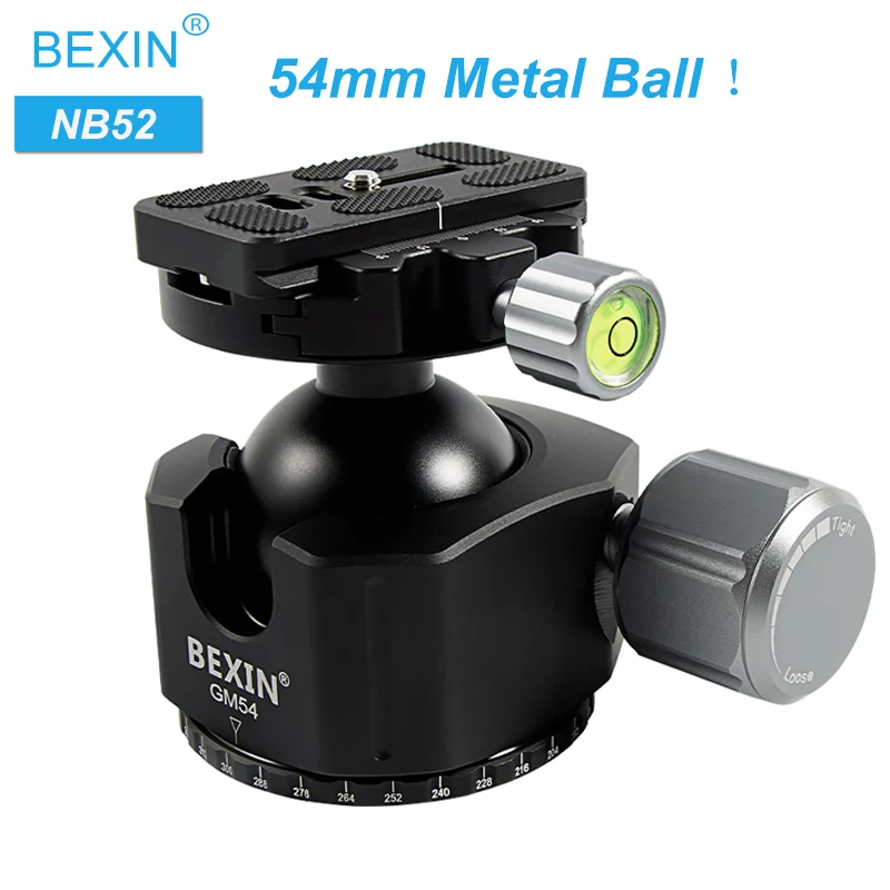 Головка штатива универсальная шаровая полностью Металлическая Низкопрофильная