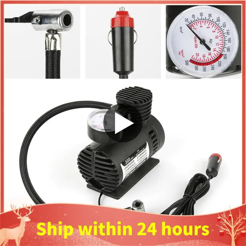 Pump Electric Tire Portable Mini 300psi 12v Air Inflator Auto Motorcycle Tyre Inflator Air Compressor Pump