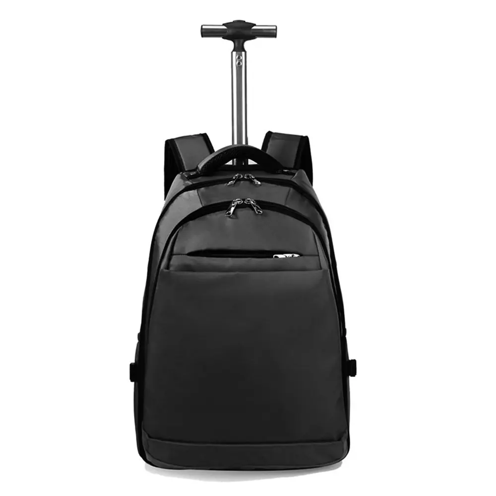 Rolling Backpack Waterproof College Wheeled Compact Business Bag Laptop Backpack Trolley Luggage Suitcase for Travel Carryon Lap