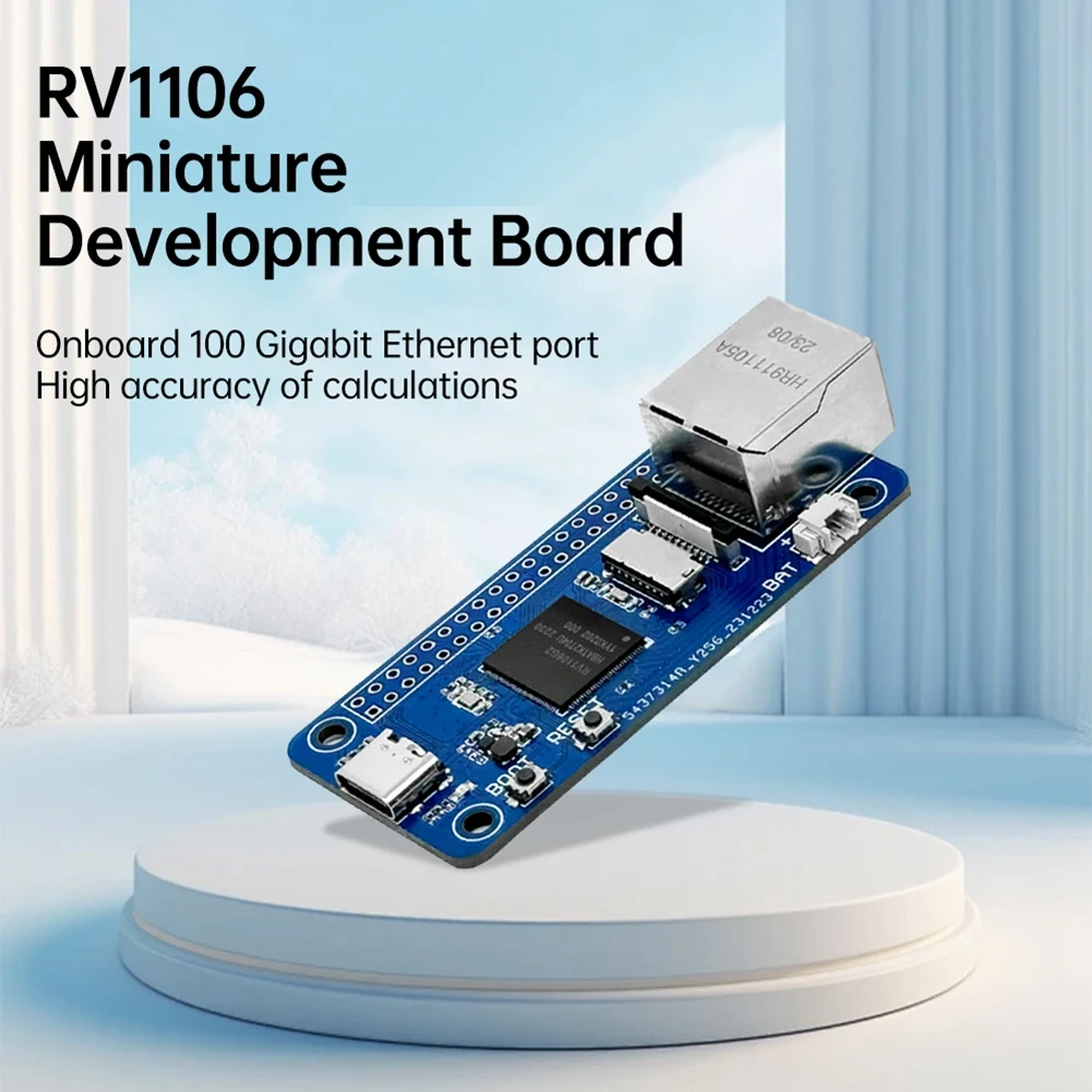 RV1106 Linux макетная плата RISC-V архитектура 256 Мб Flash 100 Мбит/с Ethernet-порт искусственного