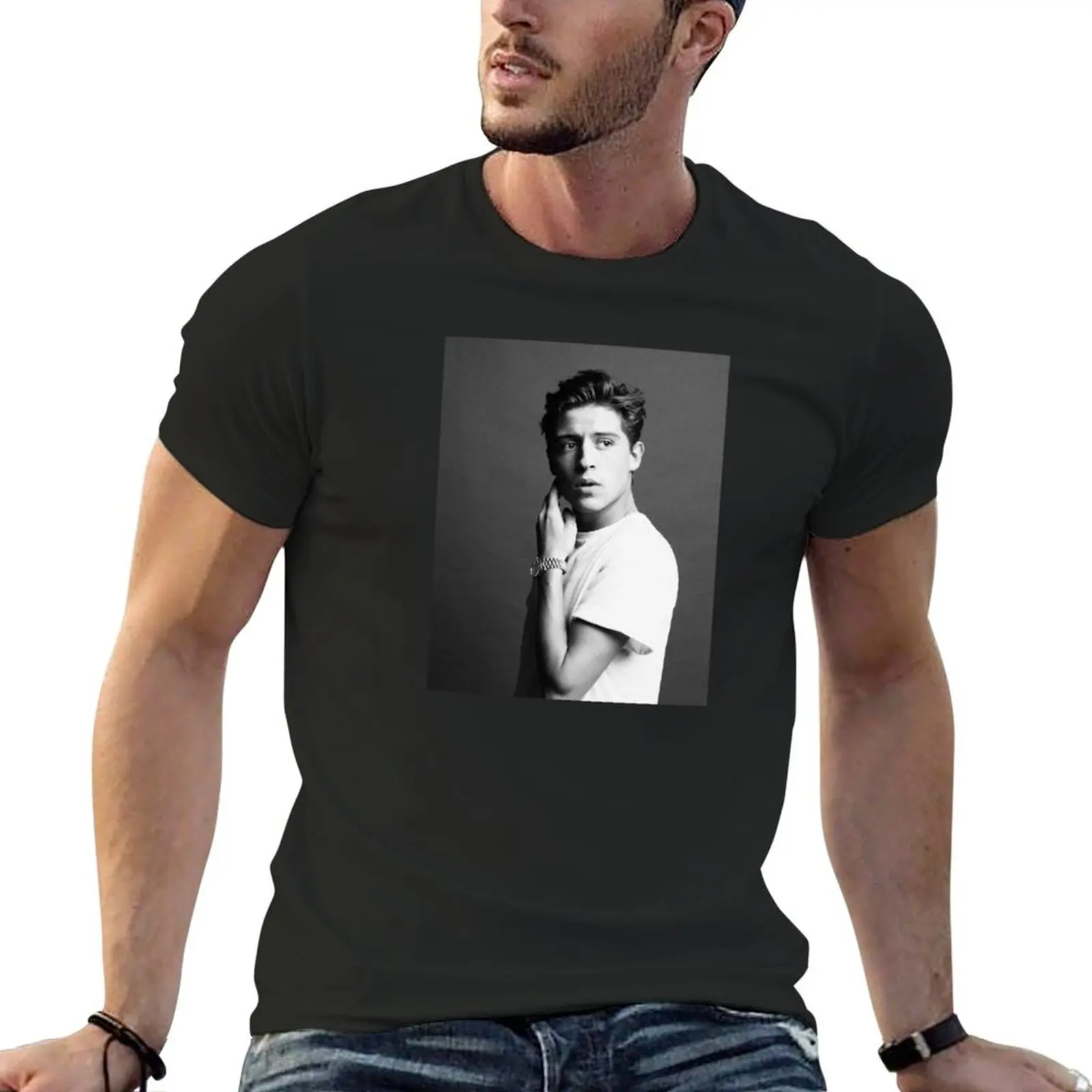 Футболка мужская оверсайз с графическим принтом в винтажном стиле