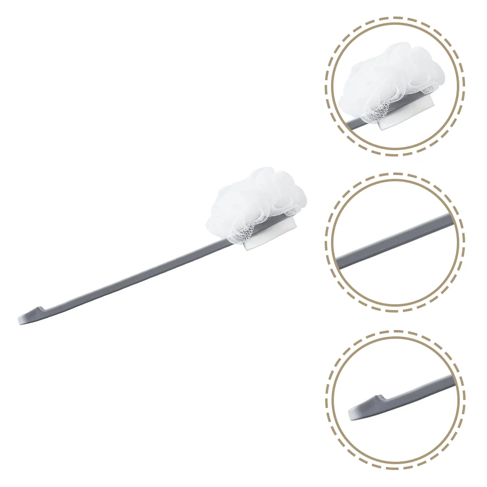 

Shower Body Brush Double Sides Body Scrubber Portable Long Handle Body Brush