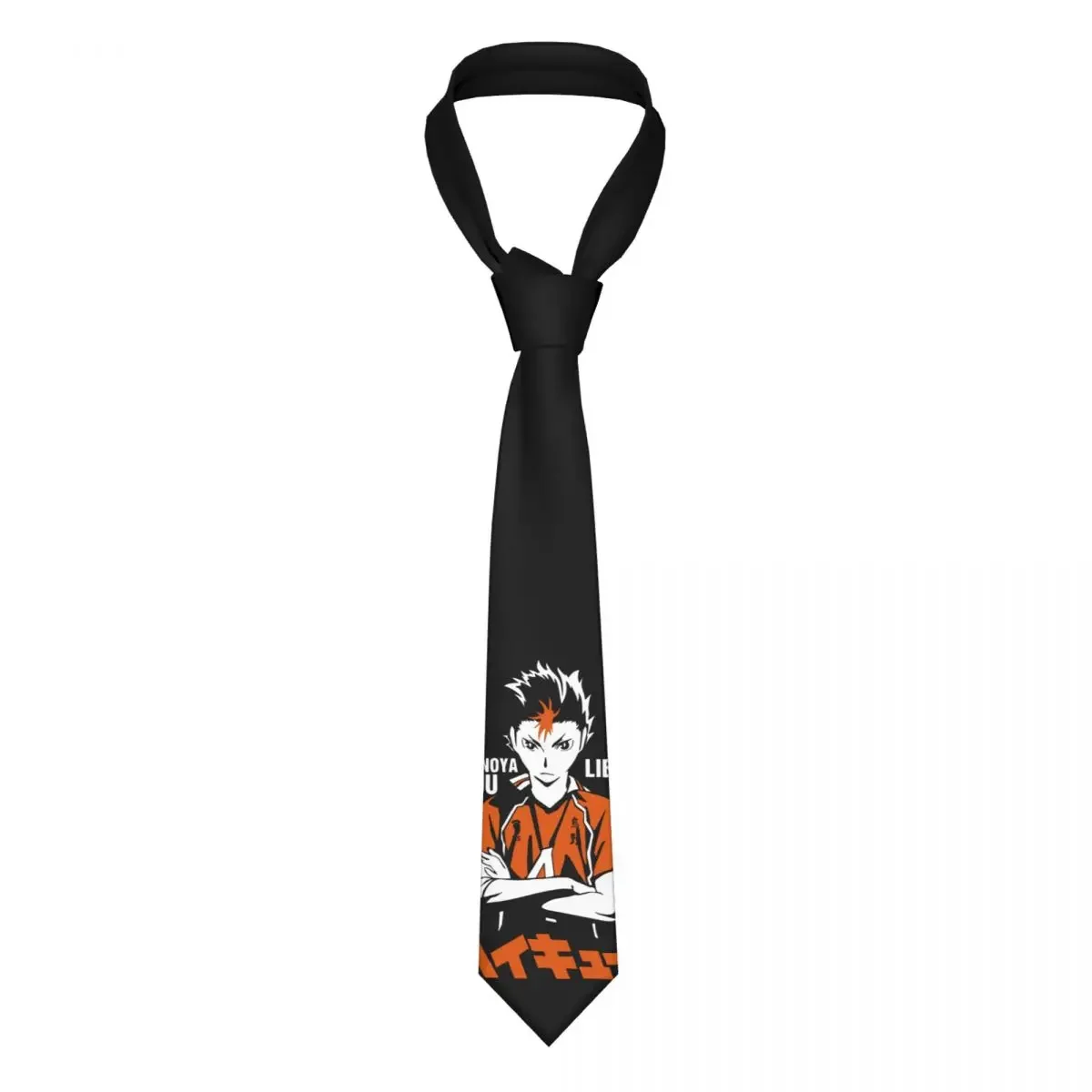 

Nishinoya Yuu-Haikyuu Anime Men Necktie Slim 8cm Wide Bokuto Volleyball Manga Neck Ties for Men Shirt Accessories Gravatas Party