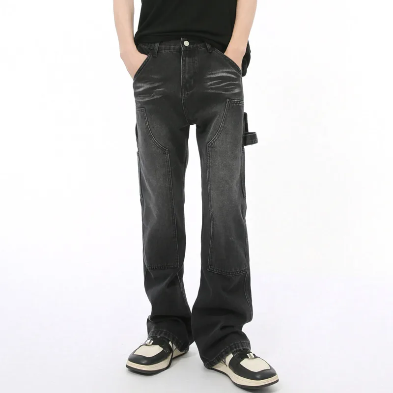 Мужская одежда в американском стиле повседневные свободные мужские прямые