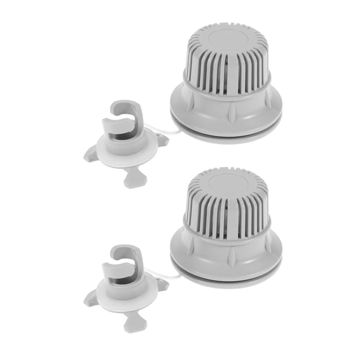 

2PCS Air without Filter Air Pump Converter Air Gas Replacement ( Grey )