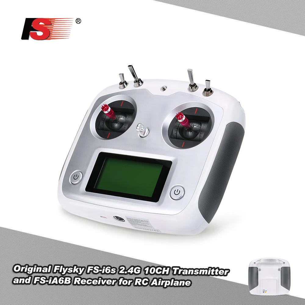 Flysky FS-i6s 2 4G 10CH AFHDS 2A сенсорный передатчик с ресивером FS-iA6B 6CH для радиоуправляемого