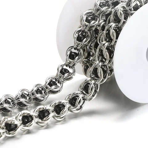 Силиконовые бусины из нержавеющей стали Semitree 1 метр