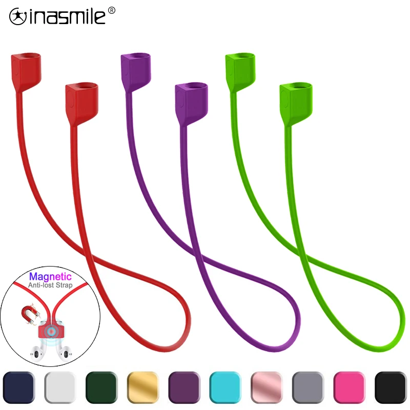 

Earphone Strap for for AirPods 2 3 pro case accessories TWS Anti Lost Strap Silicone Rope for Bluetooth Earphones Silicone Cable
