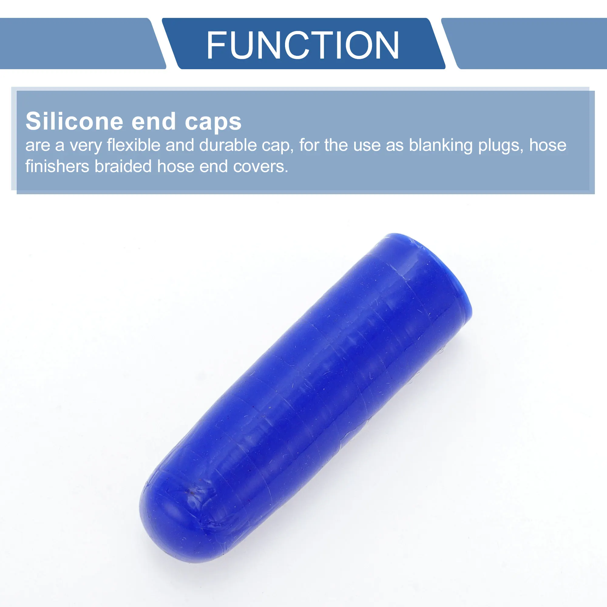 UXCELL 40 мм длина 6/8/10/12/14/16/18/22/25/30/32/35 ID автомобильная силиконовая резиновая заглушка