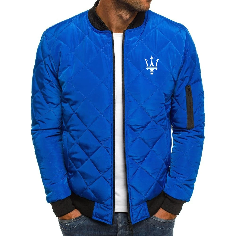 

2023 New Maserati Logo Printed Custom Made Solid Color Men Zipper Jacket Cardigan Cotton Comfortable Warm Man Jackets Tops Trend