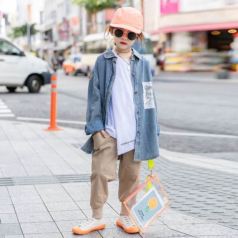 Girls Baby's Coat Blouse Jacket Outwear 2022 Jean Spring Summer Overcoat Top Party Sport Christmas Outfit Children's Clothing