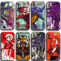 evangelion anime phone cases for samsung a51 5g a31 a72 a21s a52 a71 a42 5g a22 4g a22 5g a20 a32 5g a11 cases coque