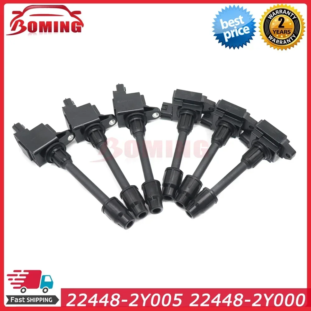 Катушки зажигания автомобиля 22448-2Y005 22448-2Y000 для Infiniti I30 Nissan Maxima 3.0L V6 2000-2001 224482 Y005
