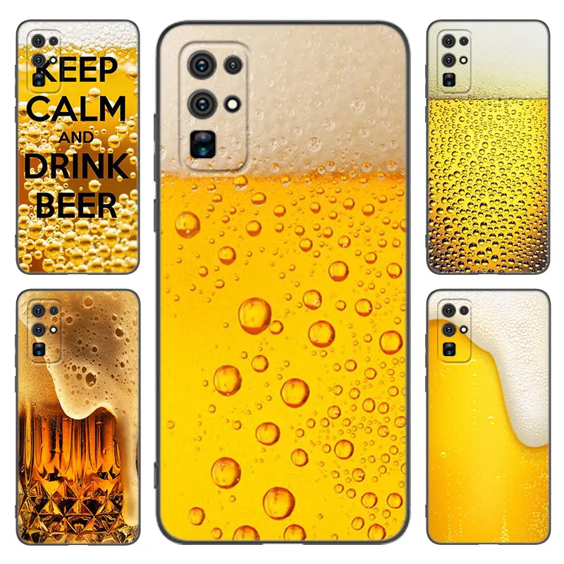 Смартфон с холодным пивом черный для Honor 9 50 SE 90 Lite 20 Y7 Pro Y6 Y9 Prime 9i 9X X7 X7A X8 X8A X9 X50i Y5 2018