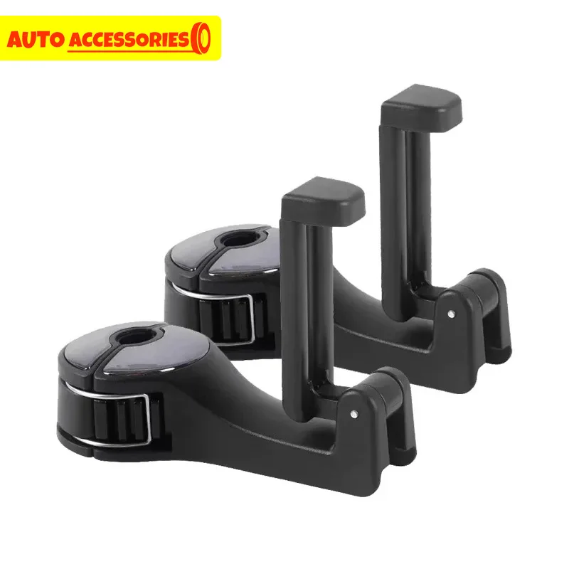 

Универсальный Автомобильный Держатель Для Телефона На Подголовник 2-в-1, Скрытый Многофункциональный Крючок