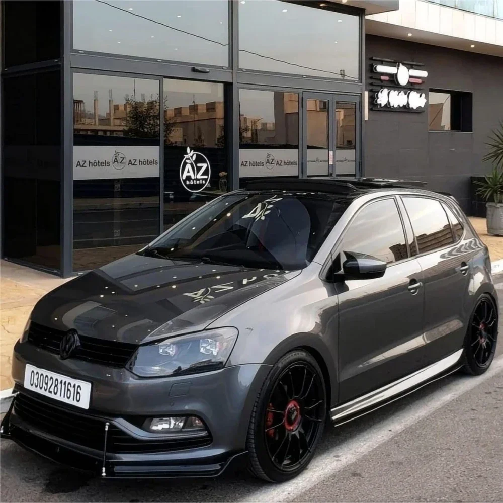 Maxton стиль блеск черный Передний бампер сплиттер губа для VW Golf 7 5 GTI GTD R-Line 2013-2020