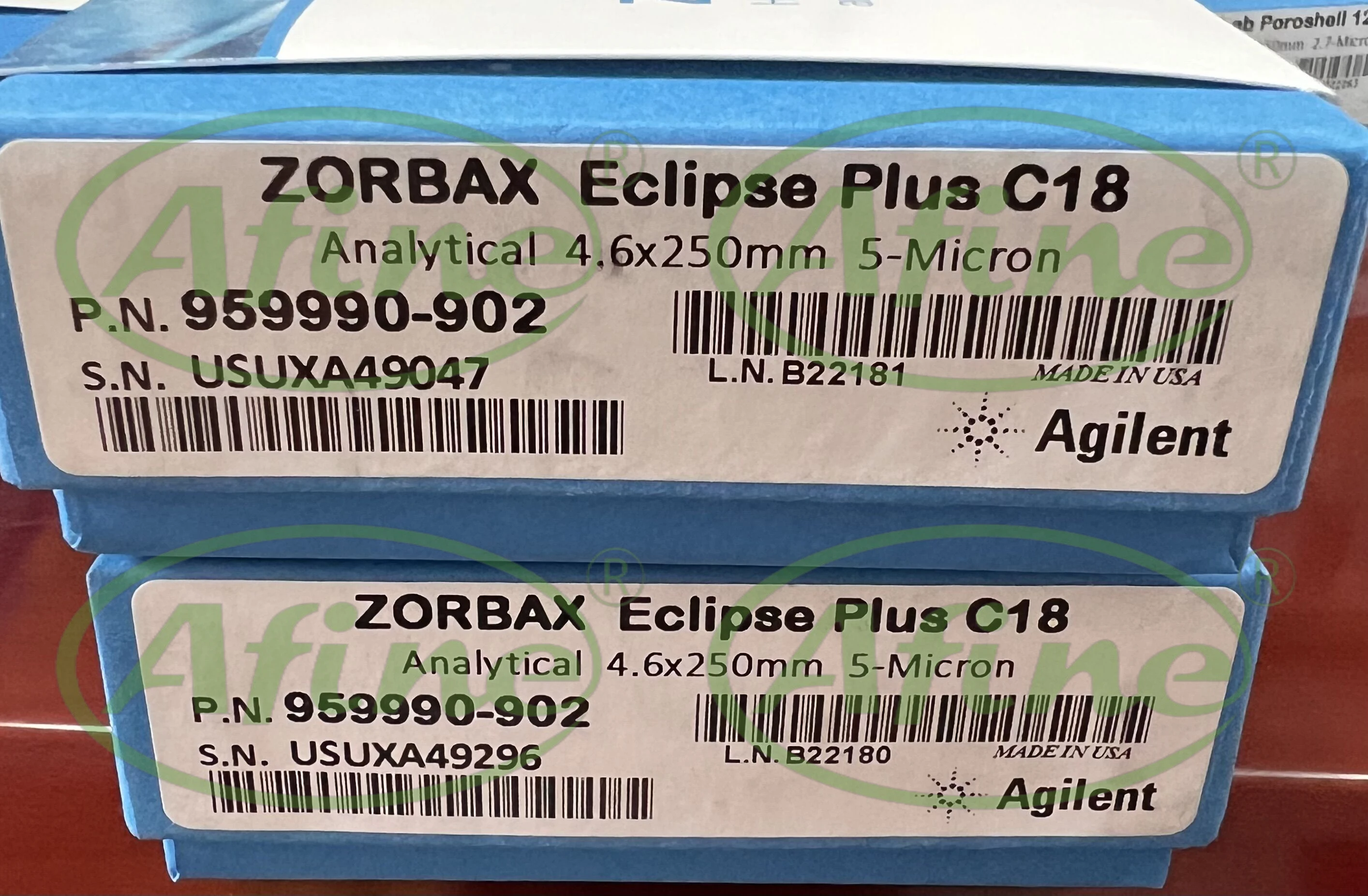 AFINE Agilent ZORBAX Eclipse Plus 959990 -902 C18 4 6 х 250 мм 5 мкм 400 бар ПЛК