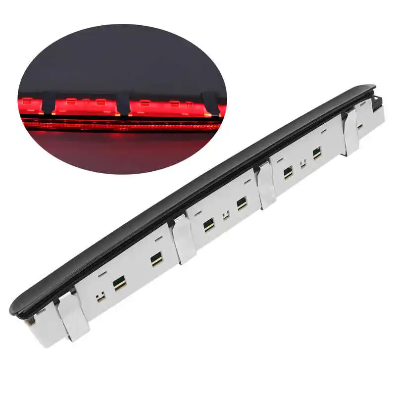 

Car LED 3rd Brake Light 2038201456 ABS Car Exterior Light Replacement for Mercedes‑Benz C‑Class W203 2000‑2007