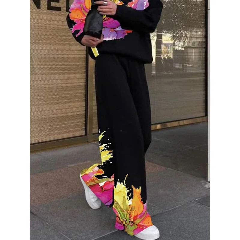 Beautyblue Элегантные женские комплекты Комплект из двух предметов Свободный свитшот