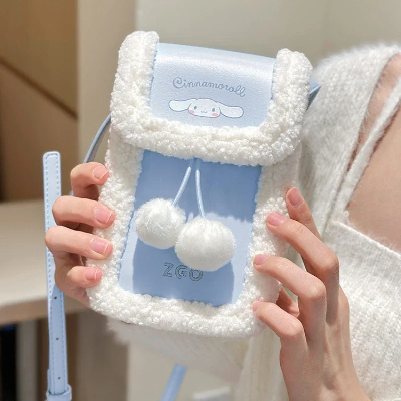 Sanrio co-фирменная коричная собака фотоволосы сумка для больших собак маленькая