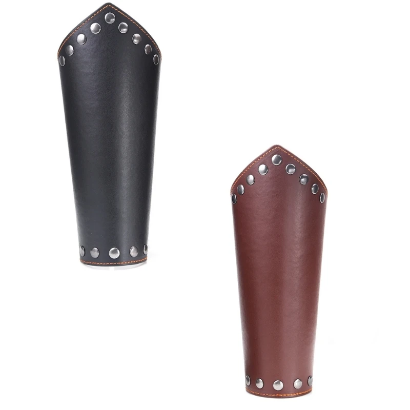 

Рукавицы с заклепками в скандинавском стиле для мужчин и женщин, унисекс, защита для косплея, сценический реквизит